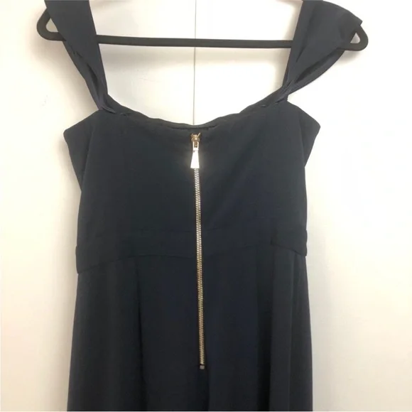 JAYGODFREY Off-Shoulder Black Jumpsuit